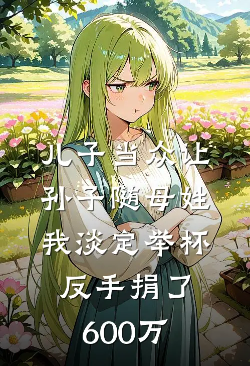 儿子当众让孙子随母姓，我淡定举杯，反手捐了600万
