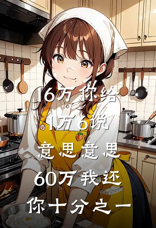 16万你给1万6说意思意思，60万我还你十分之一