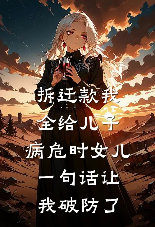 拆迁款我全给儿子，病危时女儿一句话让我破防了