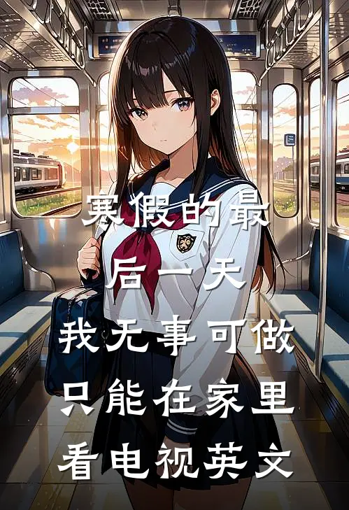 寒假的最后一天,我无事可做 只能在家里看电视英文