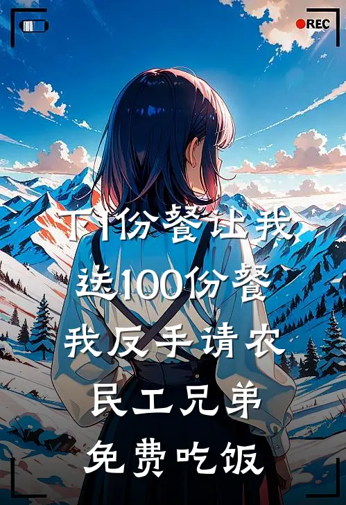 下1份餐让我送100份餐，我反手请农民工兄弟免费吃饭