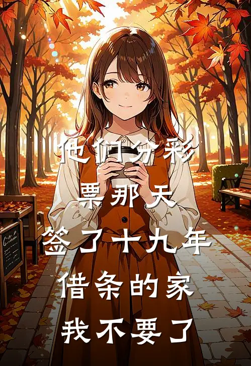 他们分彩票那天，签了十九年借条的家我不要了