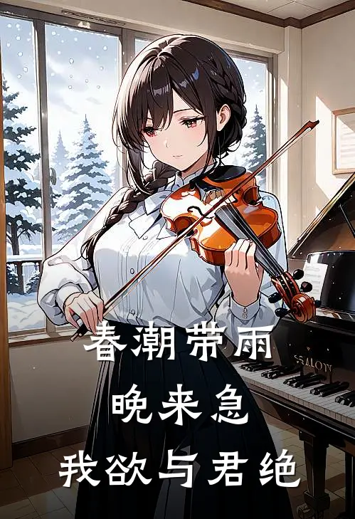春潮带雨晚来急，我欲与君绝