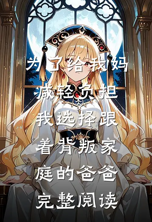 为了给我妈减轻负担，我选择跟着背叛家庭的爸爸完整阅读