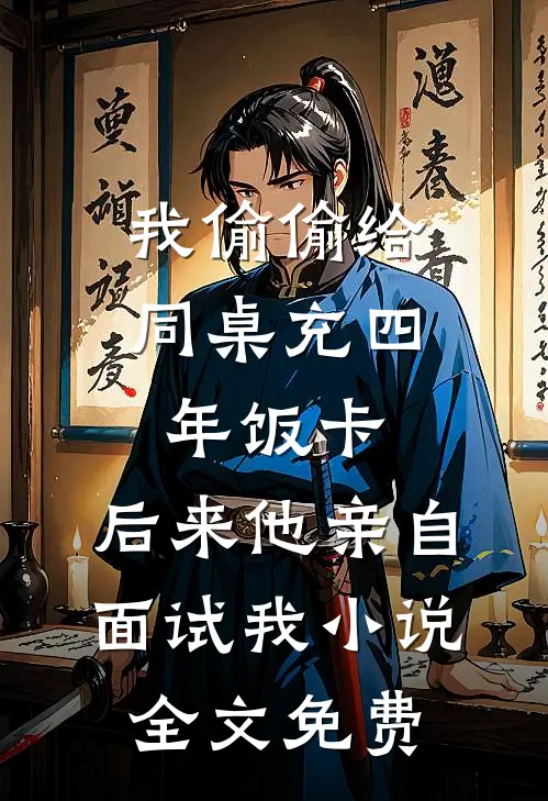我偷偷给同桌充四年饭卡，后来他亲自面试我小说全文免费