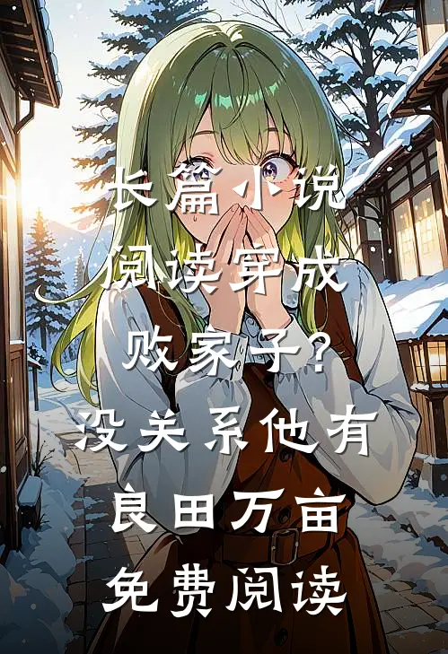 长篇小说阅读穿成败家子?没关系,他有良田万亩免费阅读