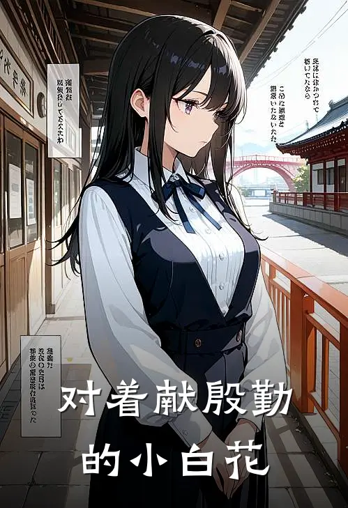 对着献殷勤的小白花
