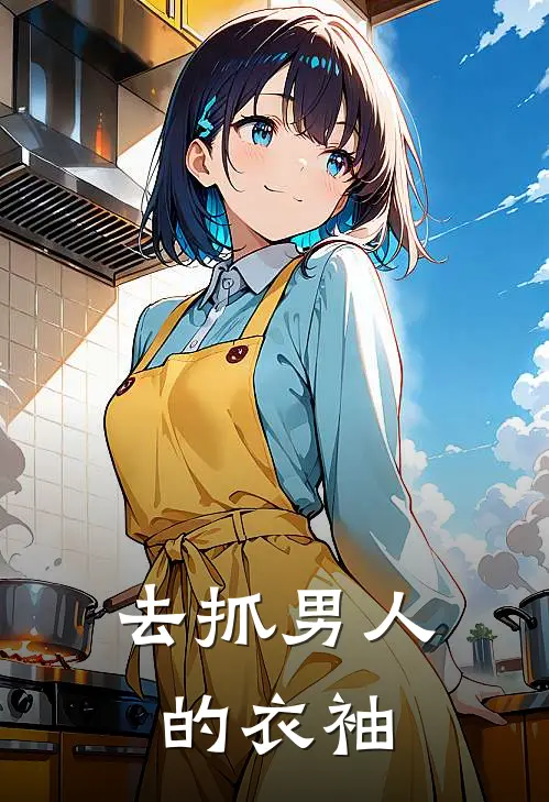 去抓男人的衣袖