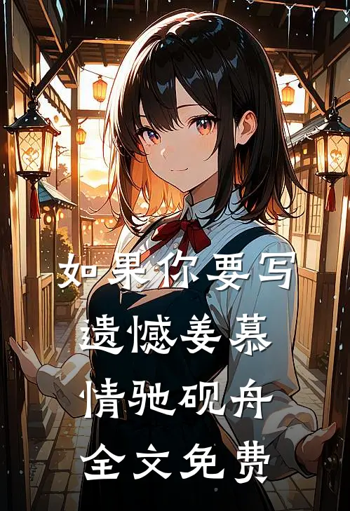 如果你要写遗憾姜慕情驰砚舟全文免费