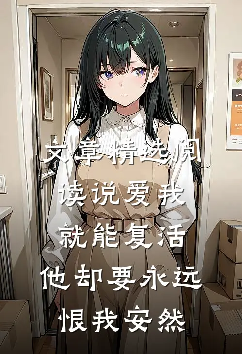 文章精选阅读说爱我就能复活,他却要永远恨我安然