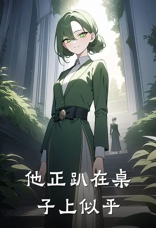 他正趴在桌子上似乎