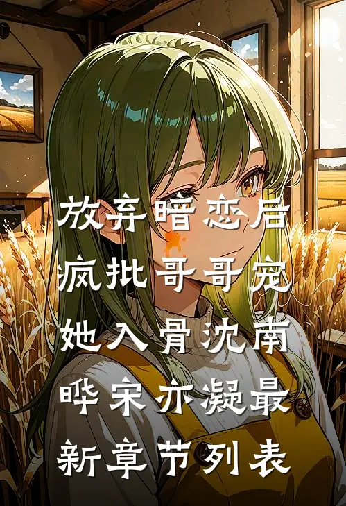 放弃暗恋后，疯批哥哥宠她入骨沈南晔宋亦凝最新章节列表