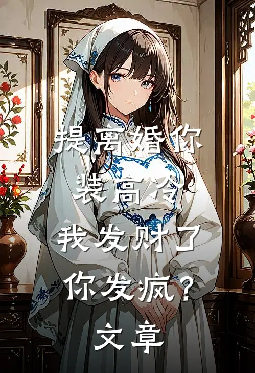 提离婚你装高冷，我发财了你发疯？文章