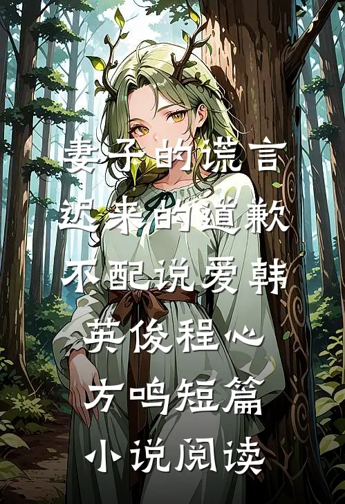 妻子的谎言:迟来的道歉不配说爱韩英俊程心方鸣短篇小说阅读