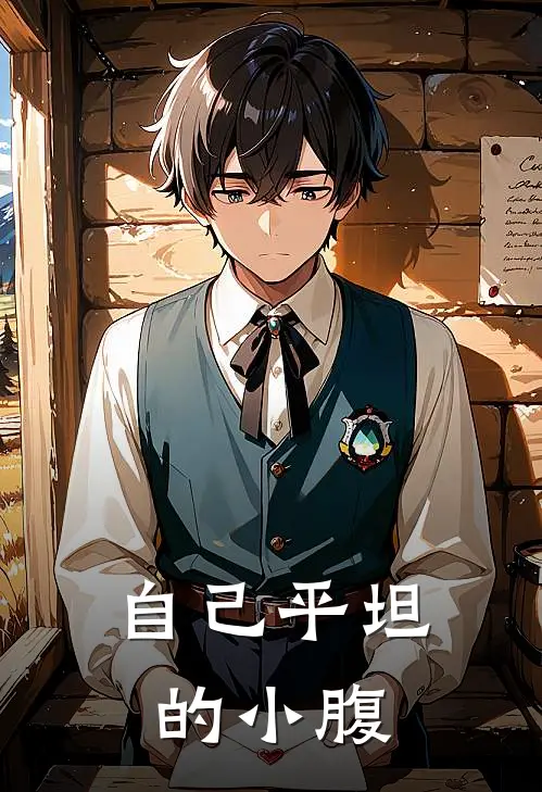 自己平坦的小腹