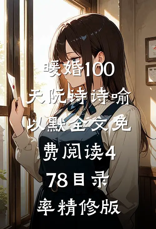 暖婚100天阮诗诗喻以默全文免费阅读478目录率精修版