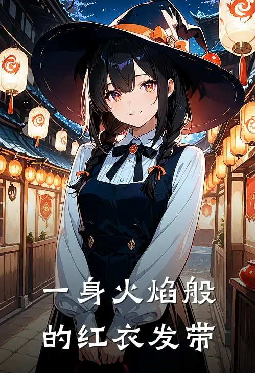 一身火焰般的红衣发带
