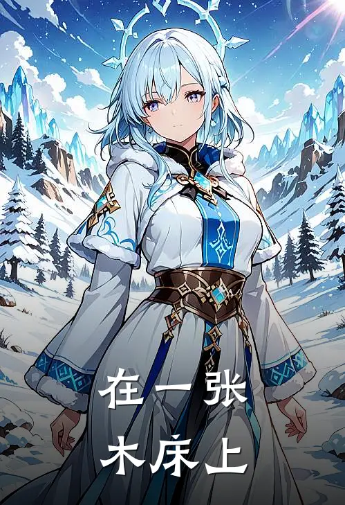 在一张木床上