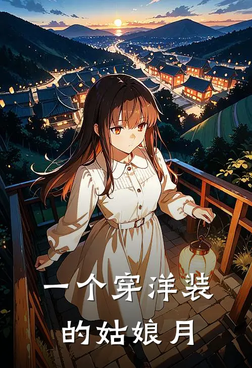 一个穿洋装的姑娘月