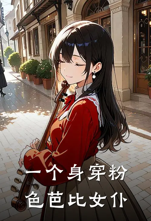 一个身穿粉色芭比女仆