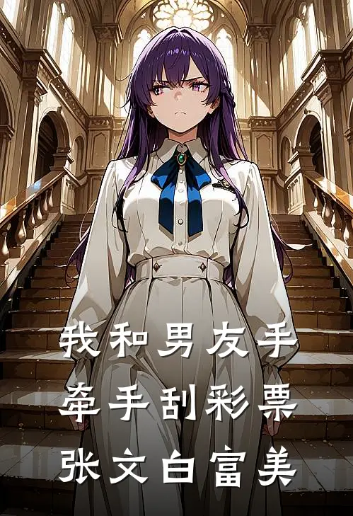 我和男友手牵手刮彩票张文白富美