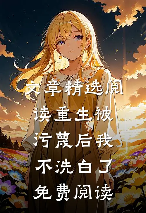 文章精选阅读重生被污蔑后我不洗白了免费阅读