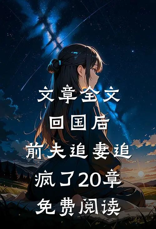 文章全文回国后,前夫追妻追疯了20章免费阅读