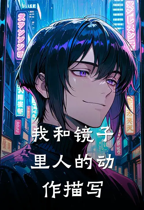 我和镜子里人的动作描写