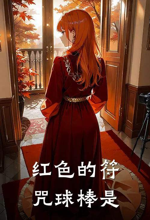 红色的符咒球棒是