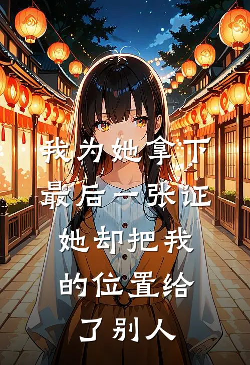 我为她拿下最后一张证,她却把我的位置给了别人TXT