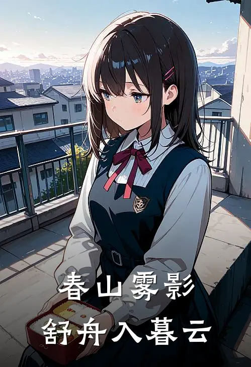 春山雾影，舒舟入暮云