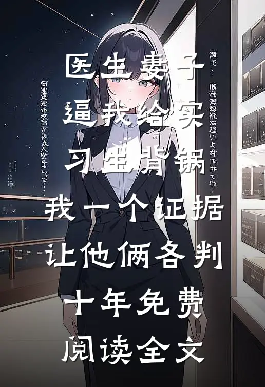 医生妻子逼我给实习生背锅，我一个证据让他俩各判十年免费阅读全文