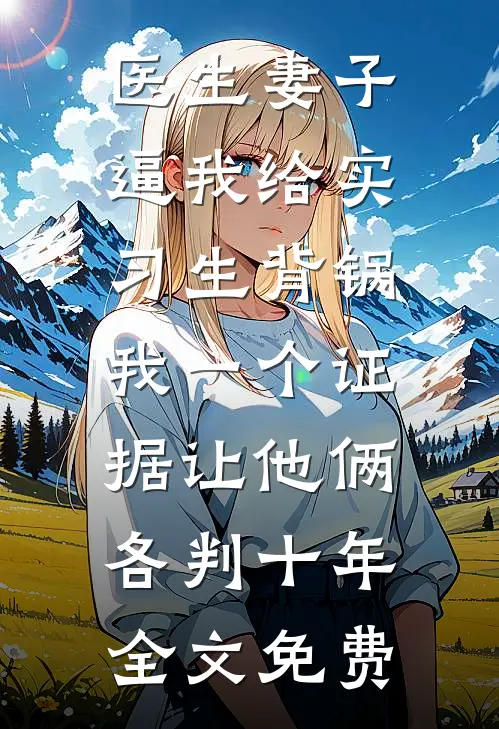 医生妻子逼我给实习生背锅，我一个证据让他俩各判十年全文免费
