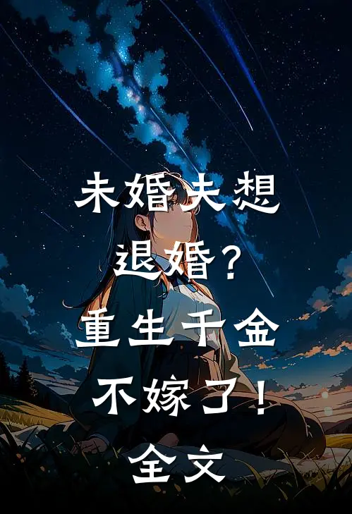 未婚夫想退婚?重生千金不嫁了!全文在线阅读